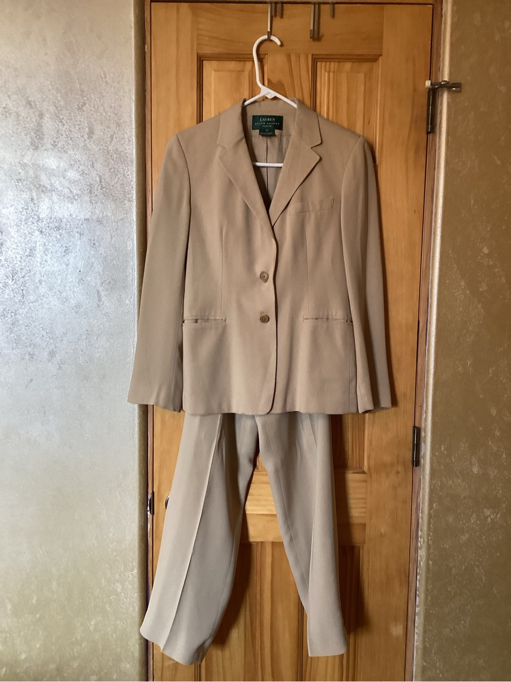 Ralph Lauren Women’s Tan Two-Piece Suit
